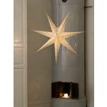 Konstsmide 2912-280 božićna zvijezda žarulja, LED zlatna s izrezanim motivima, s prekidačem