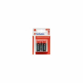 V049922 - Verbatim C Alkaline Battery 2 pack - V049922 - - If a light is required then Verbatim high performance alkaline batteries are the ideal solution for flash lights and torches. C are recommended for use in devices such as flash lights
