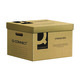 Kutija kartonska arhivska s poklopcem i rukohvatima 522x351x305mm za 6 registra.
