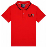 Majica za dječake EA7 Boys Jersey Polo Shirt - racing red