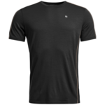 Muške funkcionalne majice Ortovox 185 Rock'N'Wool Short Sleeve M Veličina: M / Boja: crna