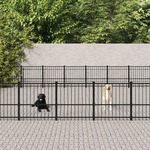 Vanjski kavez za pse čelični 46 1 m²