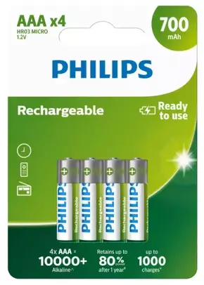 Philips R03B4A70/10 punjive baterije