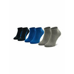 Set od 3 para unisex visokih čarapa Puma 907951 03 Nawy/Grey/Strong Blue