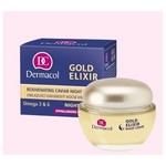 Dermacol Gold Elixir Night Cream Pomlađujuća noćna krema s ekstraktima kavijara 50 ml