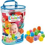 Clemmy: Meki šareni građevinski blokovi za bebe, set od 40 komada - Clementoni