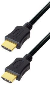 Transmedia High Speed HDMI cable with Ethernet 2m gold plugs