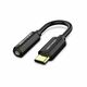 Vention Type-C to 3.5mm Audio Cable 0.1M Black Metal Type