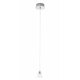 EGLO 94479 | Pancento Eglo visilice svjetiljka 1x LED 460lm 3000K krom, bijelo, prozirno