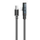 Kabel USB-C za Lightning Mcdodo CA-3440 90 stupnjeva 1,2 m s LED-om (crni)