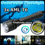 3x CREE XML-T6 Vodootporna Ronilačka LED Podvodna Lampa za Ribolov
