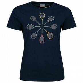 Majica kratkih rukava za djevojčice Head Racquet T-Shirt G - dark blue