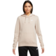 Ženski sportski pulover Nike Sportswear Club Fleece Pullover Hoodie - sanddrift/white
