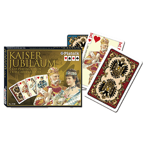 Luxus remi karte - Kaiser Jubilaum 2x55 - Piatnik