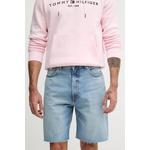 Calvin Klein Jeans muške kratke hlače od trapera plava LV04RF795G