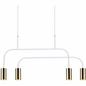 AMPLEX 8840 | Vai Amplex visilice svjetiljka 4x GU10 sjajni zlatni bakar