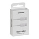 Original Samsung Type C to Type C Kabel EP-DA705BWEGWW bijeli