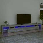 vidaXL TV ormarić s LED svjetlima boja hrasta sonome 290x36,5x40 cm