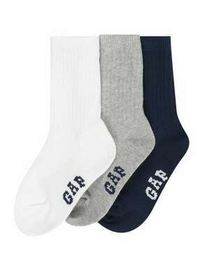 GAP Čarape mornarsko plava / siva melange / bijela