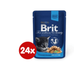 Brit Premium Cat Kitten hrana za mačke, piletina, 24x100 g