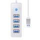 ORICO Hub Adapter USB to 4x USB 3.0 5 Gbps 0.15m bijela