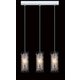 ITALUX MDM1903/3 | Ibiza-IT Italux visilice svjetiljka 3x E14 prozirno, krom