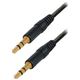 Transmedia Connecting cable. 3,5 mm 0,6m gold plated plugs TRN-A51-0,6GL