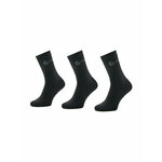 Set od 3 para muških visokih čarapa Karl Kani Signature 3003749 Black