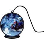 Konstsmide 1550-700 LED krajolik djed božićnjak sa saonicama LED crna timer