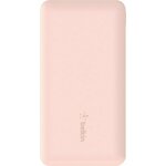 Belkin Power Bank with USB-C 15W Dual USB-A 15cm USB-A to C Cable Pink
