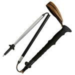 Kompaktni štap za trekking mt900 crni