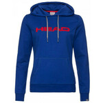 Ženski sportski pulover Head Club Rosie Hoodie W - royal blue/red