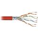 Transmedia SFTP-Cable, Stranded Wire, CAT5e. red, on spool, 100 m TRN-TK18-100RL