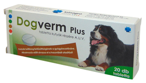 Dogverm Plus tablete za pse A.U.V. 10 kom