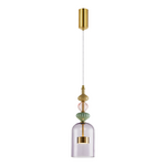 ARTE 12W LED viseća lampa, prom. 13 cm mesing