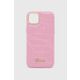 Etui za telefon Guess iPhone 14 Plus 6,7'' boja: ružičasta - roza. Etui za telefon iz kolekcije Guess. Model izrađen od imitacije kože.