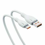 BASEUS Kabel USB-A → USB-C QC PD 100W 120 cm Elastic Bijeli