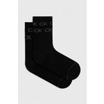 Ženske visoke čarape Calvin Klein 701224119 Black 001