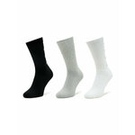Set od 3 para unisex visokih čarapa Kappa 710069 High Rise 15-4101
