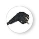 Naponski kabel COMMEL, 3m, crni