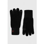 Polo Ralph Lauren Klasične rukavice vatreno crvena / crna