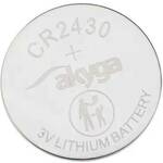 Akyga gumbasta baterija CR 2430 3 V 1 St. 280 mAh Li-MnO2 CR2430