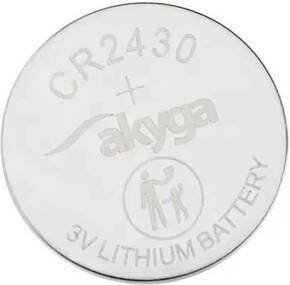 Akyga gumbasta baterija CR 2430 3 V 1 St. 280 mAh Li-MnO2 CR2430