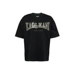 Karl Kani Majica 'College Signature Heavy' siva / crna / bijela 9736467