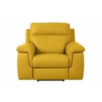 Kožna fotelja ALAN-Žuta