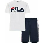 Fila FPS1131 Man Jersey Pyjamas White/Blue XL Donje rublje za fitnes