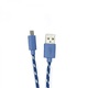 Kabel USB tip A-M&lt;=&gt;USB tip micro B-M 1.0m Blue - SBOX pleteni
