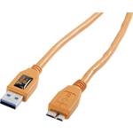 Alati za vezivanje TetherPro USB 3.0 A / Micro B 4,6 m narančasta Tether Tools USB kabel 4.60 m narančasta