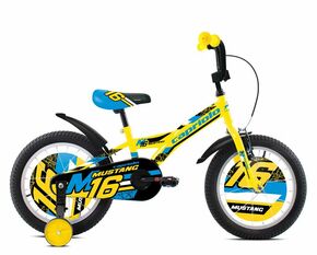 Capriolo bicikl BMX 16“HT MUSTANG yellow- black -blue