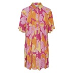 Y.A.S Košulja haljina 'FILIPPA' svijetložuta / orhideja bijela / ciklama / svijetlonarančasta